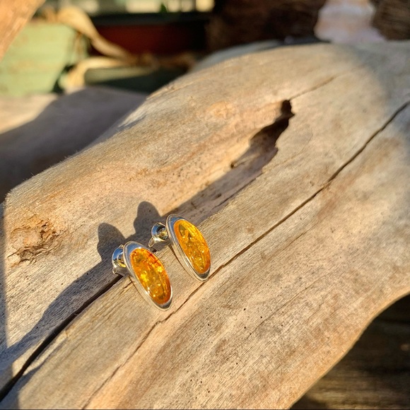 *SOLD* Baltic amber rings sterling silver 925 - Picture 2 of 3
